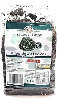 Dried Ugwu (Pumpkin) Leaves