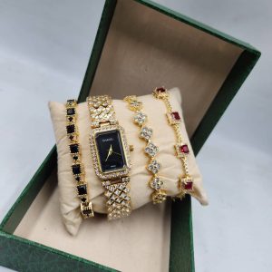 Forcast Elegant & Awesome Long Lasting Set Of Channels Wristwatch/Bangles/Bracelet/