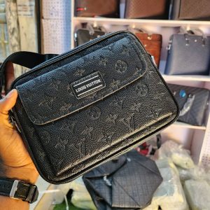 Men's Leather Messenger Bag, Luxury Shoulder Bag.