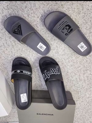 Carlos Roberto Cavalli Slide, Adidas slides, Female Balenciaga Tourists Slide & Hyper Slide
