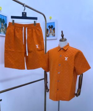Louis Vuitton Hawaiian Shirt and Shorts