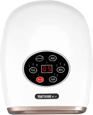 HEALLILY 1pc Hand Massager Hand Finger Massager Massagers Palm Massager Rechargeable Hand Massage Machine Wrist Massager Physiotherapy White Plastic