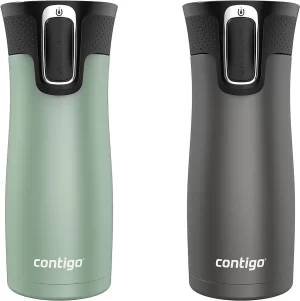 Contigo West Loop Stainless Steel Vacuum-Insulated Travel Mug with Spill-Proof Lid