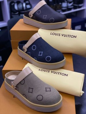 Original Louis Vuitton Leather Half Shoe Collections